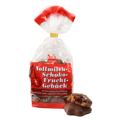 Vollmilchschokoladen-Fruchtgebäck