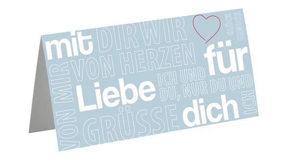 Grusskarte Mit Liebe
