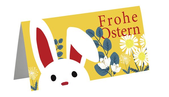 Grusskarte "Frohe Ostern"