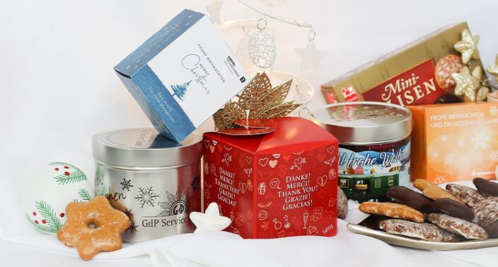 Individuell gestaltete Verpackungen als Kundengeschenke