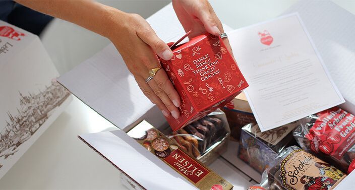 Lebkuchen-Schmidt versendet mit DHL