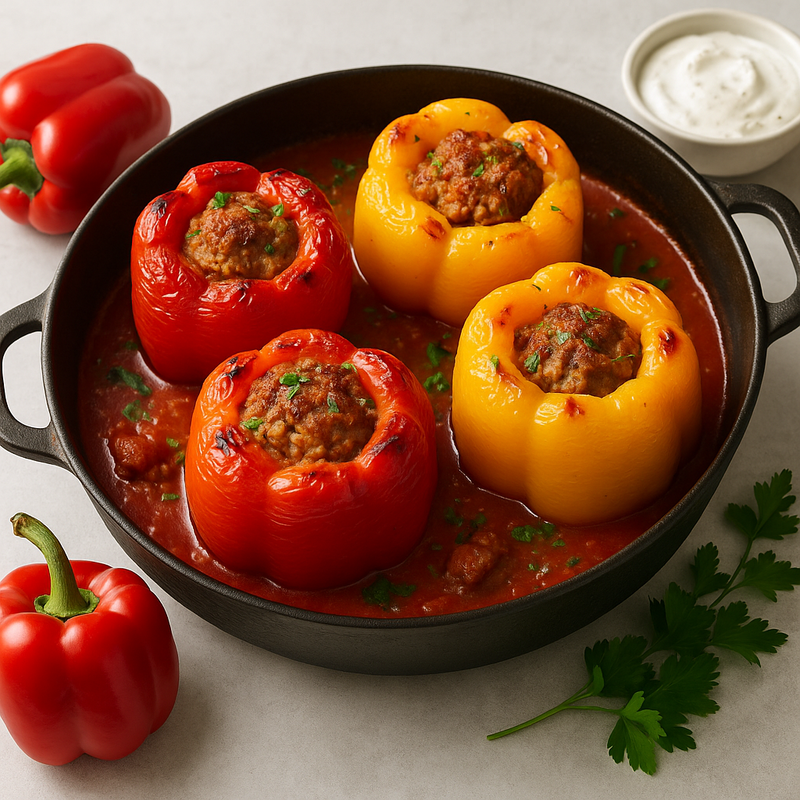 Gef&uuml;llte Paprika