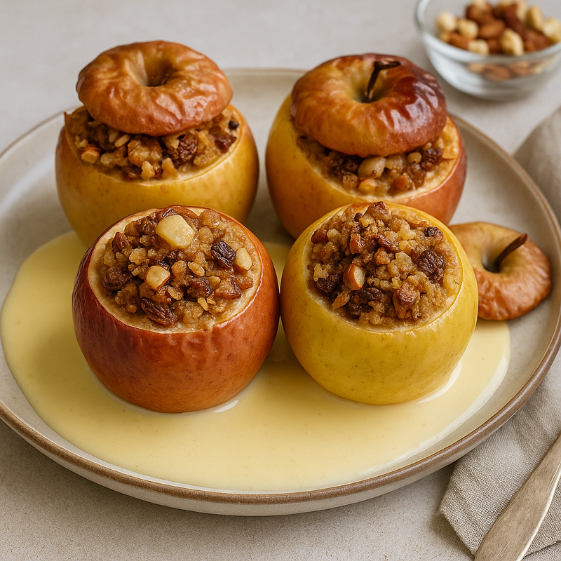 Bratapfel mit Marzipan & Nussf&uuml;llung