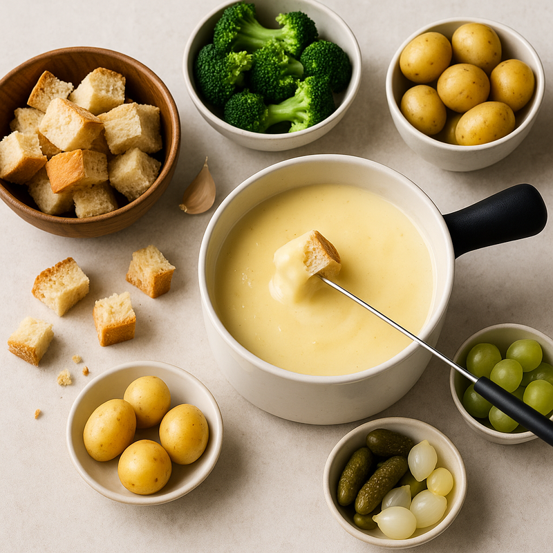 Klassisches Fondue mit K&auml;se