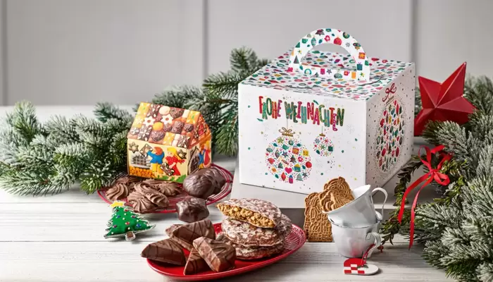 Präsent-Würfel mit Tragegriff